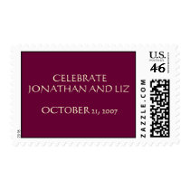 CELEBRATEJONATHAN AND LIZOCTOBER 21, 2007 POSTAGE STAMPS