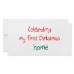 Celebrating 1st Christmas Home Photo Cards
