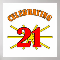 Celebrating 21 Gifts Poster