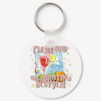 Celebrating 21 in Style keychains