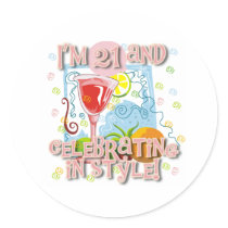 Celebrating 21 in Style stickers