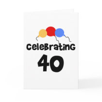 Celebrating 40 cards