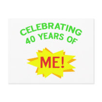 Celebrating 40 Years Of Me Post Cards