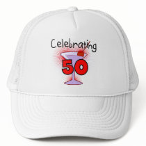 Celebrating 50 Tshirts and Gifts Hats