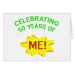 Celebrating 50 Years Of Me cards