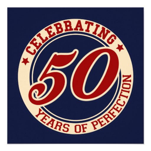 Celebrating 50 years of perfection invites