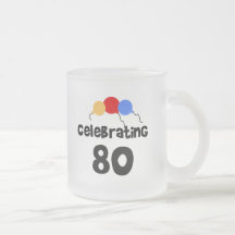 Celebrating 80 mug