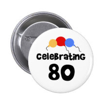 Celebrating 80 pin