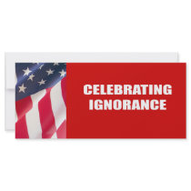 Celebrating Ignorance rack cards by AntiRepublican Celebrating Ignorance rack cards