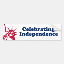 Celebrating Independence Bumper Sticker