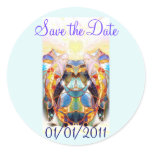 Celebrating Koi couple -  Stickers SAVE THE DATE