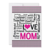 Celebrating Mom - Mother's Day or Mom's Birthday Personalized Announcement