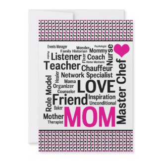 Celebrating Mom! Mother's Day or Mom's Birthday zazzle_invitation