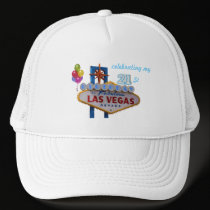 celebrating my 21st Birthday In Fabulous Las Vegas hats