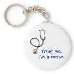 Celebrating nursing and medicine key chain