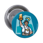 Celebrating Oktoberfest Pinback Button