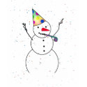 Celebrating Snowman tshirt by gravityx9 Celebrating Snowman tshirt