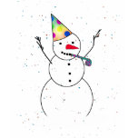 Celebrating Snowman tshirt