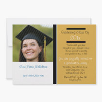 Celebrating The Graduate Party Invitation (Honey) invitations