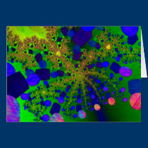 "CELEBRATION!"  ~  ABSTRACT ART PRINT CARD