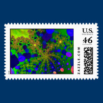 "Celebration"  ~  Abstract Art Print Stamp