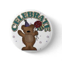 Celebration Bear buttons