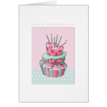 Celebration Cake Mother's Day Card cards