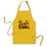 Celebration Digital Art Clear Apron aprons