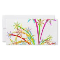 Celebration fireworks custom photo card