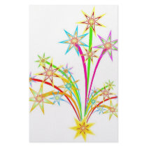 Celebration fireworks personalized stationery