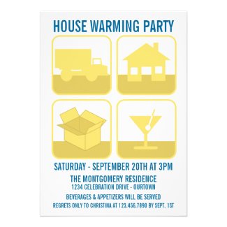 Celebration Housewarming Party Invitation