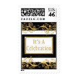 Celebration Invitation Postage Stamps