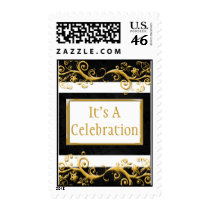 Celebration Invitation Postage Stamps
