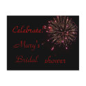 Celebration invitation postcards