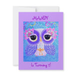 Celebration Of Life (Birthday Night Pyjamas Party) Personalized Invite