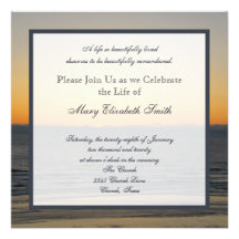 Celebration of Life Invitation
