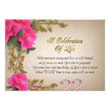 Celebration of life Invitation