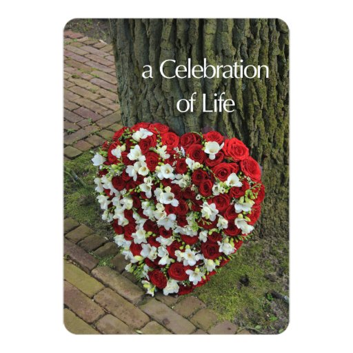 Celebration of Life Invitation Zazzle