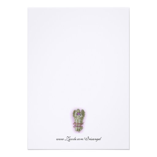 Celebration of life Invitation Calla lilies