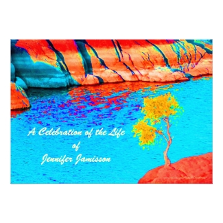 Celebration of Life, Single Tree by Lake/Mountains