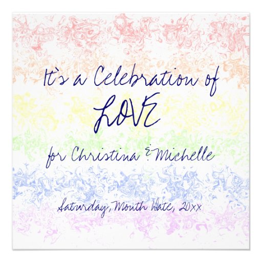 Celebration of Love Invitations