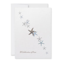 Celebration of Love, Starfish Wedding Invitations