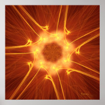 'Celebration' on Canvas 52" x 52" Poster