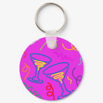 Celebration Time keychains by pollop Celebration Time keychains