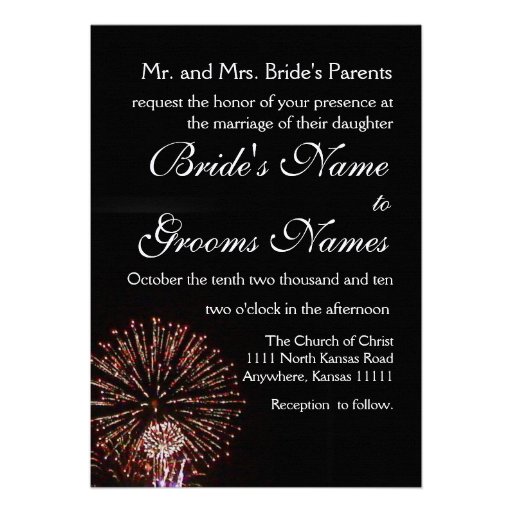 Celebration Wedding Custom Announcements