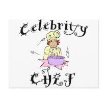 Celebrity Chef postcards