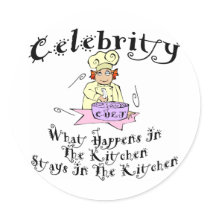Celebrity Chef Sticker