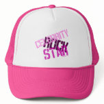 Celebrity Rock Star Pink Mesh Cap Hat