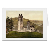 Celerina, Old Roman Church of St. Gian, Aargau, Sw Cards
