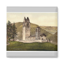 Celerina, Old Roman Church of St. Gian, Aargau, Sw Refrigerator Magnets